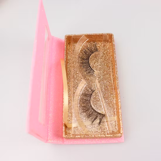 2021 Pestañas de visón 3D coloridas de alta calidad Venta al por mayor Pestañas de color de 25 mm