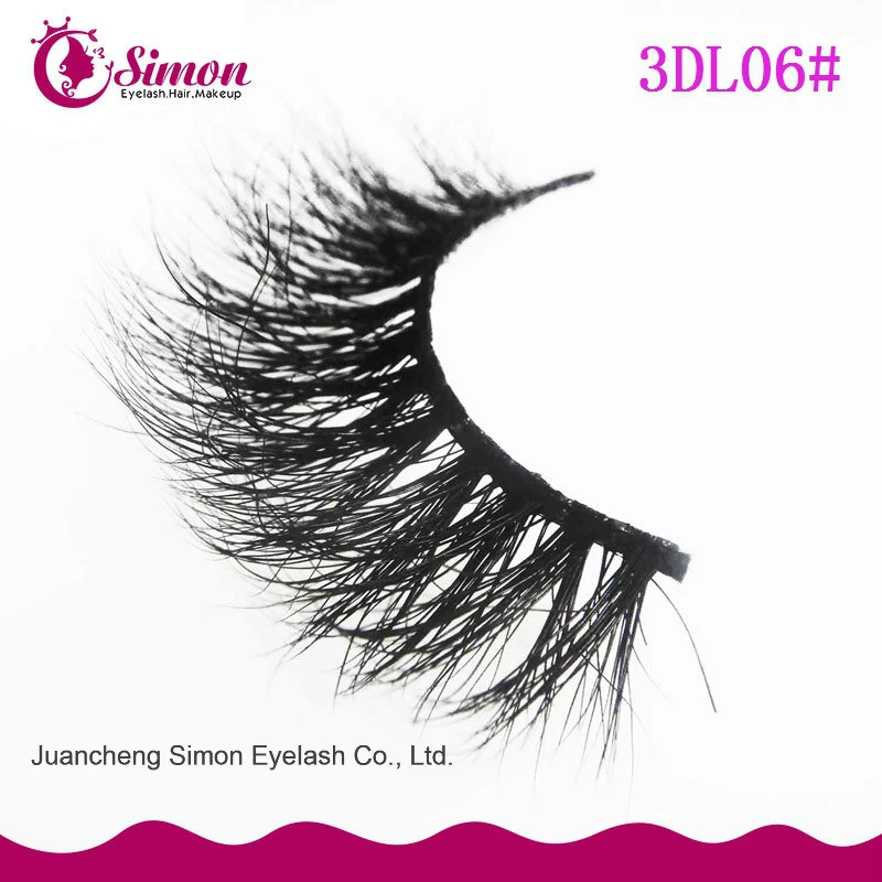 Top Quality Natural Hair Eyelashes 3D Mink Strip Lashes