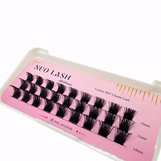Hot Selling Private Label 3D Wispy Eyelash Fake Mink Eyelashes Supplier Thin Full Strip Lashes Clear Band Faux Mink Lash