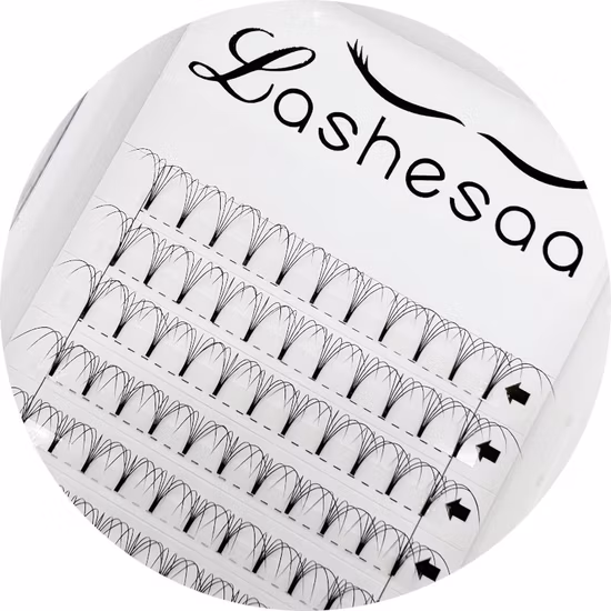 Mengfan China Venta al por mayor Eye Lash Premium Silk Hecho a mano Ruso Volume Lash 3D Extensiones de pestañas individuales Color Easy Fan Lashes Maquillaje Premade Fans Pestañas