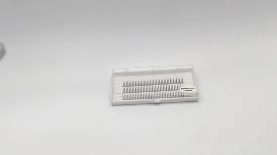 Mengfan China, fabricantes de pestañas de tira magnética, puntas divididas, extensiones de pestañas planas falsas naturales en forma de elipse, pestañas de racimo de hadas