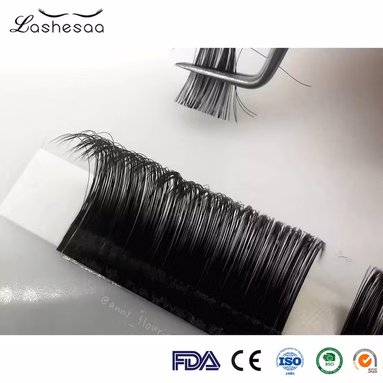 Mengfan China Wispy Volume Lash Extensions Fabricante Color Lash de Corea Color de alta calidad Extensión de pestañas Extensión de pestañas Extensión de pestañas coloridas