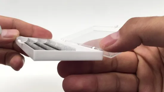 Mengfan China Mejor fabricación de pestañas naturales Extensión de pestañas premium de visón Elipse Mate Extensión de pestañas divididas planas Formas Pestañas de racimo de hadas