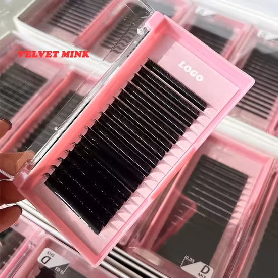 Fast Fanning 0.03 0.05 0.07mm Mega Volume Easy Fan Lash Extensiones Etiquetas privadas Mejor calidad Black Auto Fan Blooming Lashes