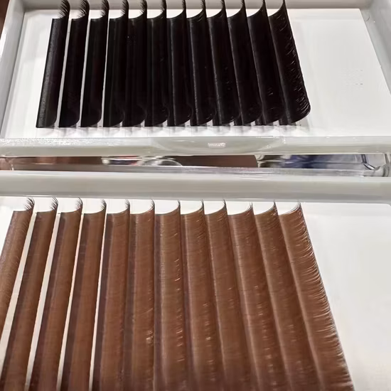 Juego de pinzas para extensiones de pestañas Pinzas rectas y curvas de acero inoxidable Pinzas para extensiones de pestañas de volumen profesional